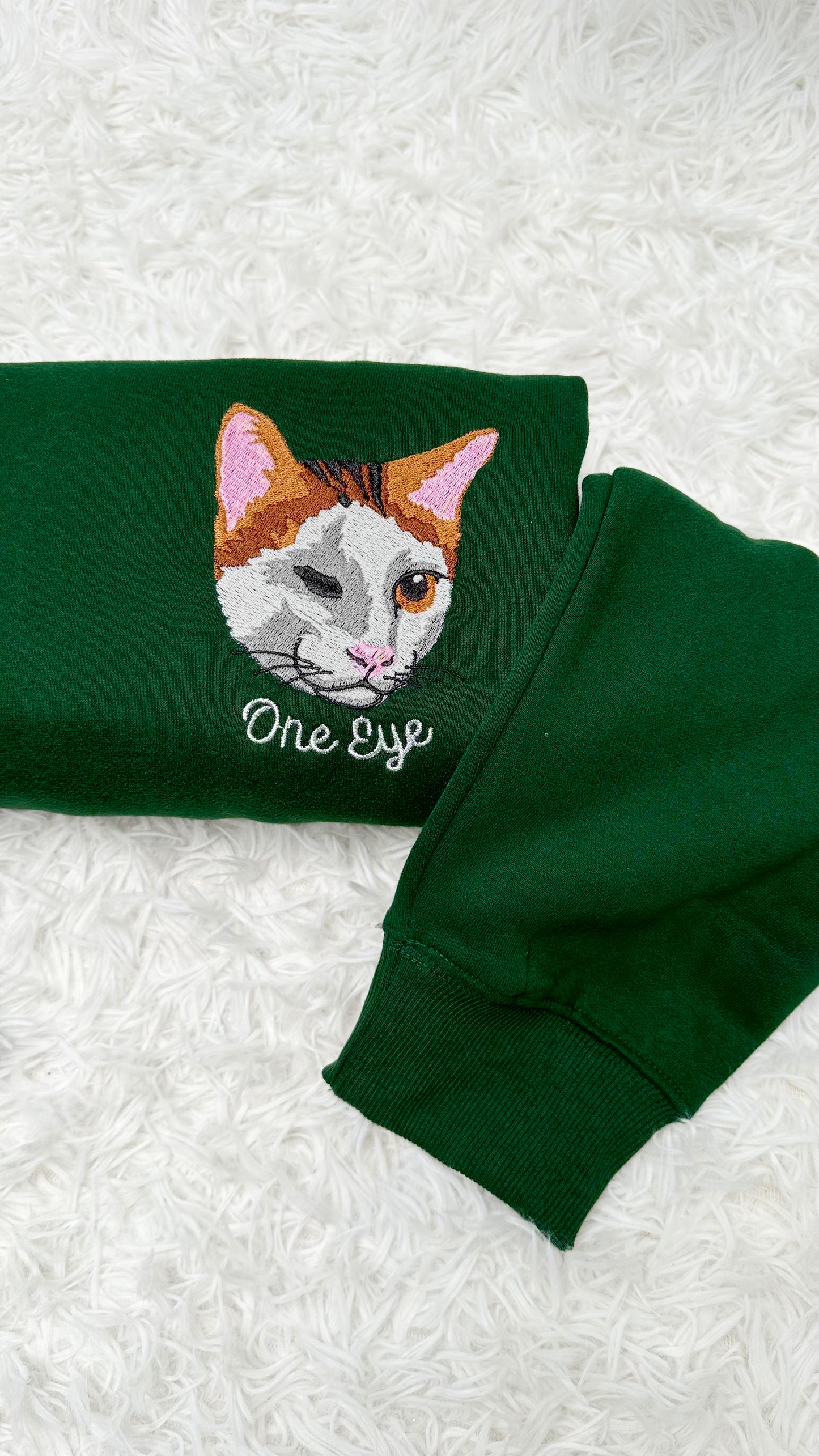 Custom Name Photo Your Cat, Your Pet, Pet Lover - Embroidered Sweatshirt, T-shirt, Hoodie