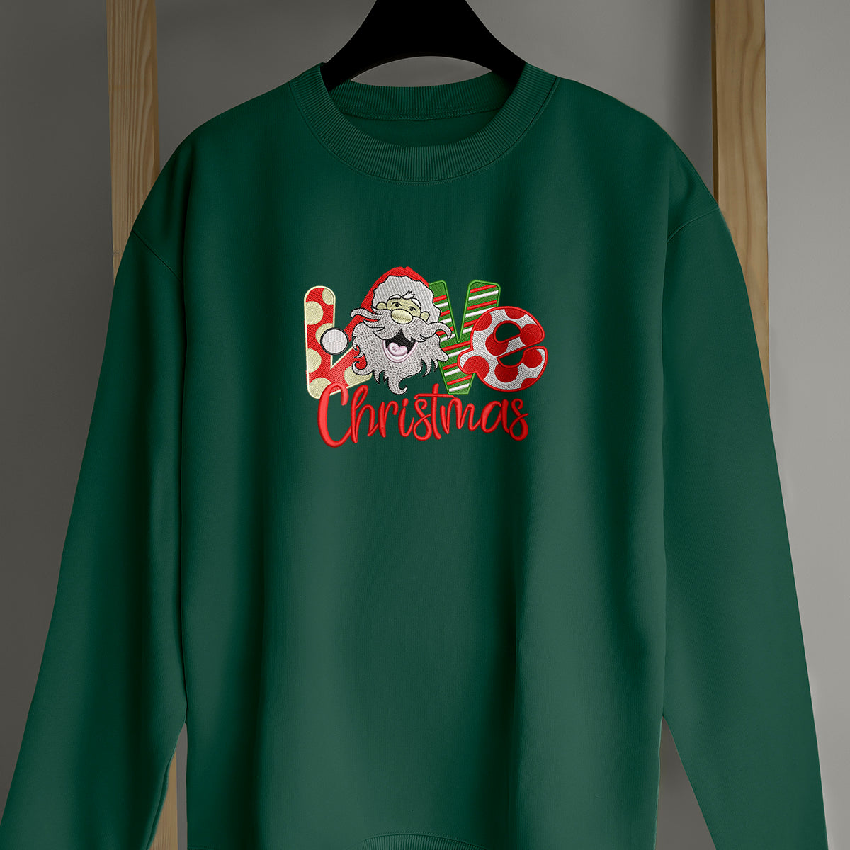 Love Christmas - Embroidered Sweatshirt, T-shirt, Hoodie