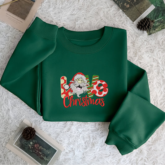 Love Christmas - Embroidered Sweatshirt, T-shirt, Hoodie