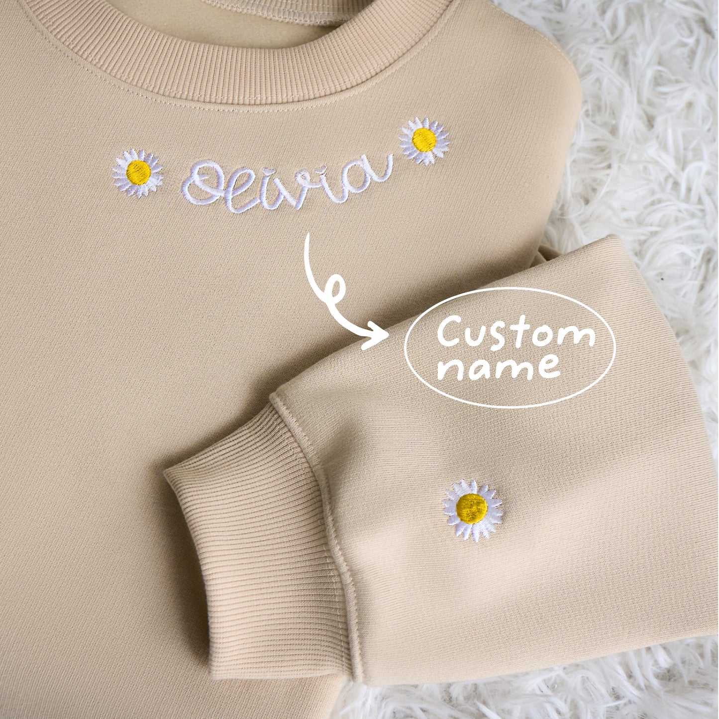 Custom Name Personalized - Embroidered Sweatshirt, T-shirt, Hoodie