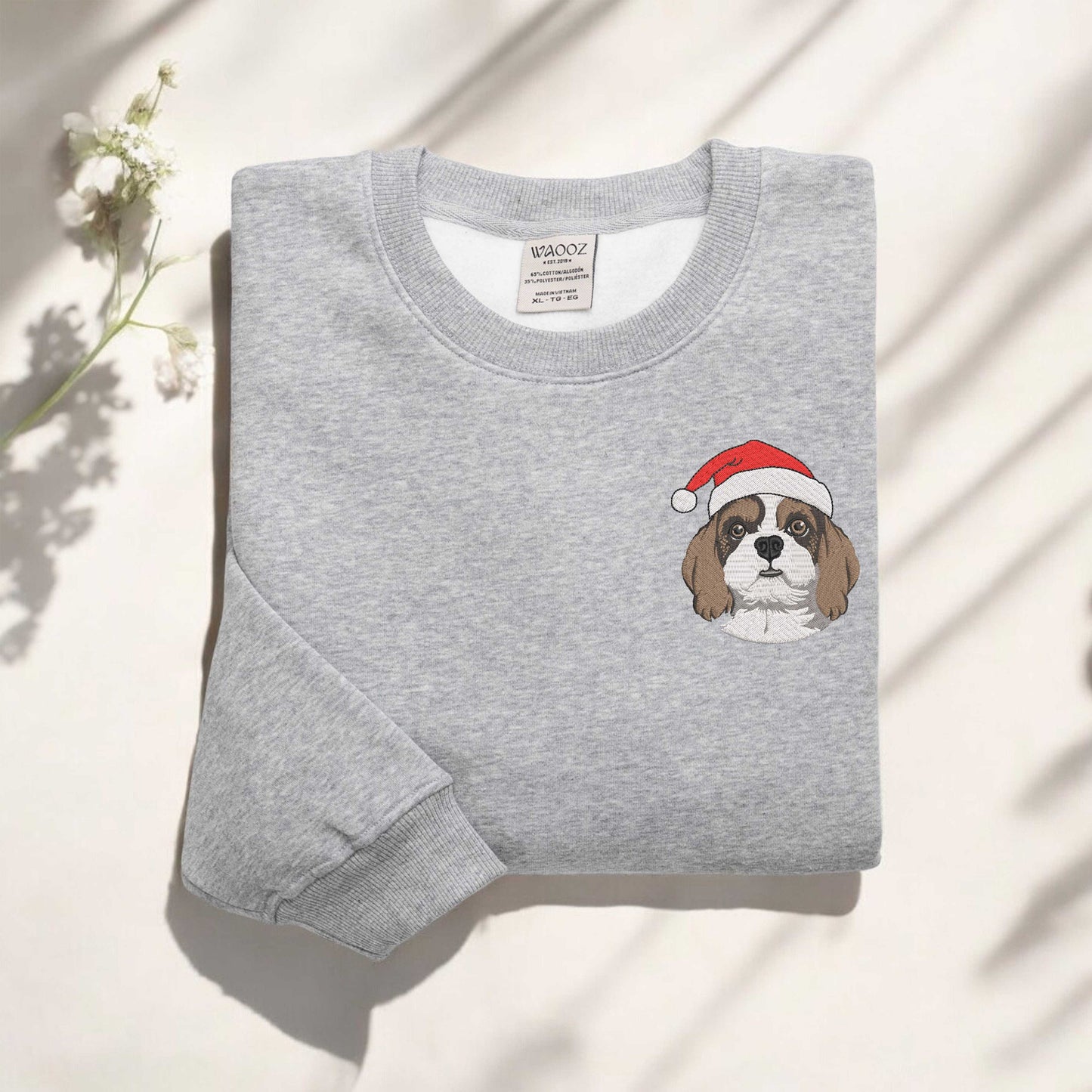 Christmas Shih Tzu Dog Sweatshirt Christmas Dog Sweatshirt Dog Mom Christmas Sweatshirt Xmas Dog Lover Gift Christmas Animals Sweatshirt