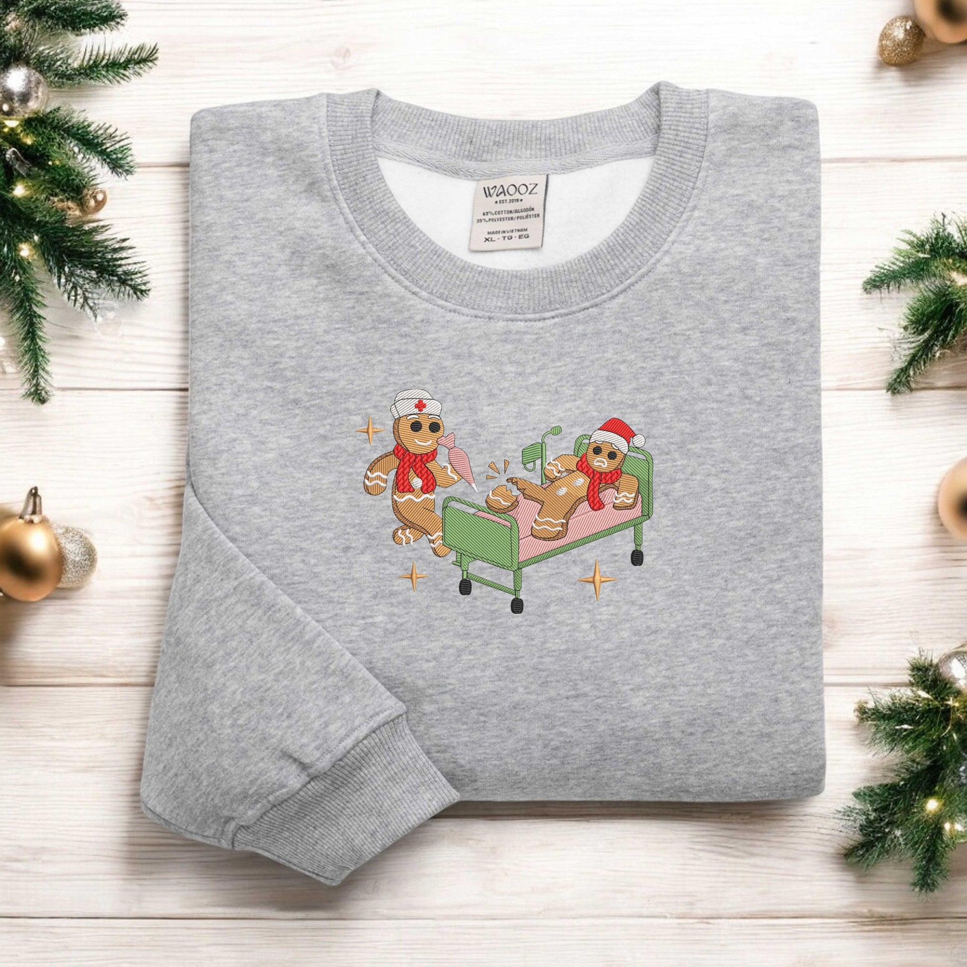 Embroidered Nurse Christmas Sweatshirt Did You Try Icing it Sweatshirt Christmas Nurse Shirt Nicu Nurse Shirt Nurse Christmas Gift Xmas Gift