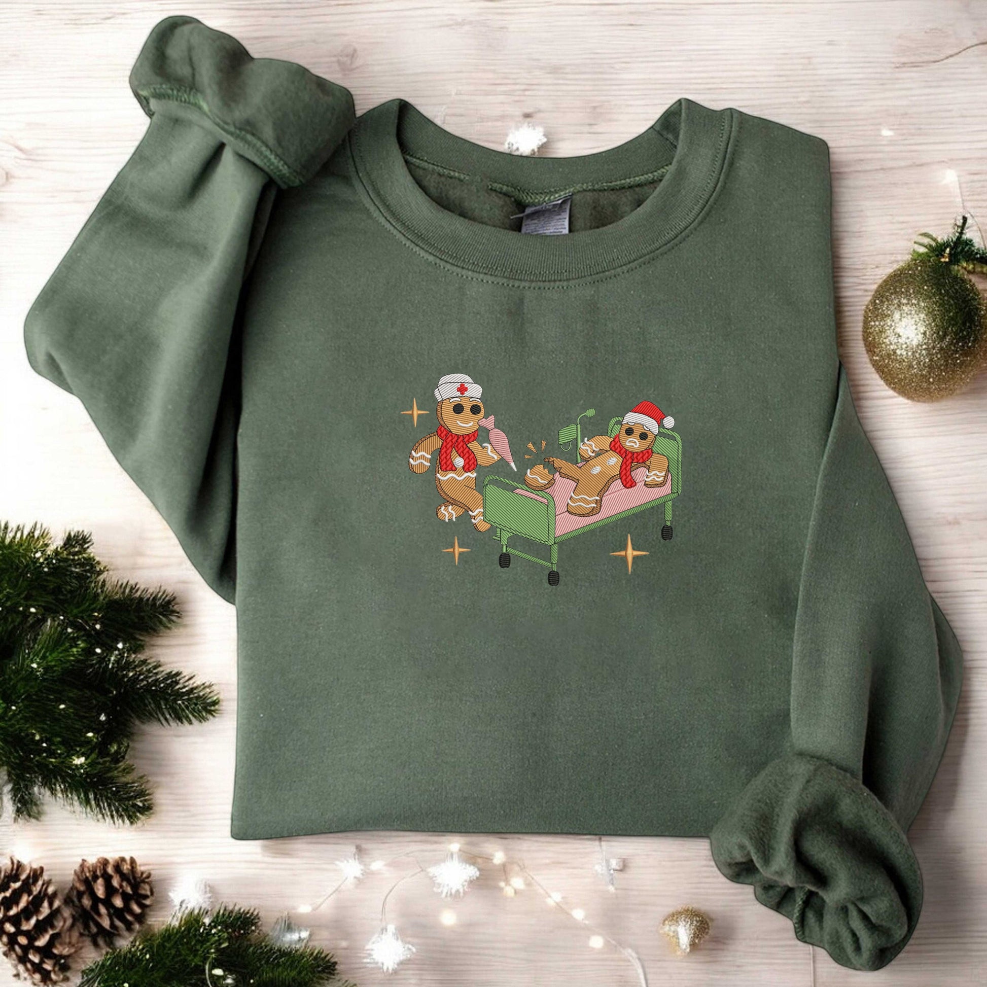 Embroidered Nurse Christmas Sweatshirt Did You Try Icing it Sweatshirt Christmas Nurse Shirt Nicu Nurse Shirt Nurse Christmas Gift Xmas Gift